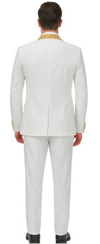White and Gold Suit
