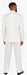 Three Button Suit - Classic Fit Pleated Pants - Mens Classic 3 Button Regular Fit White Suit
