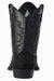 Los Altos Boots Single Stone Stingray R-Toe Black Cowboy Botas De Mantarraya - Mantarraya Boots