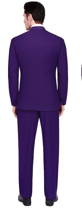 Mens Purple Suit - Double Breasted Suit - 1920s Suit - Mardi Gras Suit