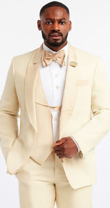 Mens Cream Suit 