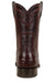 Black Cherry Roper Ostrich Western Boots