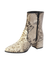 Mens Python Snakeskin Ankle Boots