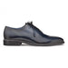 Mezlan Men's Enterprise Balmoral Oxford – Blue Leather Plain-Toe Dress Shoes