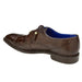 Belvedere Batta Cap Toe Ostrich Dress Shoe – Chocolate Brown