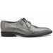 Belvedere Batta Gray Genuine Crocodile Leather Shoe
