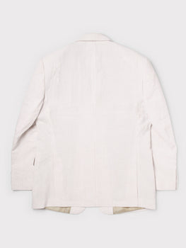 Natural Striped Seersucker Jacket