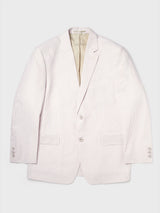 Natural Striped Seersucker Jacket
