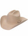 Modern fit breathable fabric silver buckle western style Lana beige hat mens