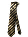 Tie Set Beige Brown Very Dark Purple With Multi Pinstripes - Men's Neck Ties - Mens Dress Tie - Trendy Mens Ties
