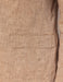 Mens Linen Suit For Beach Wedding - Summer Suit in Beige Herringbone