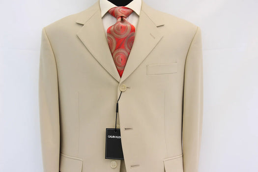 Groomsmen Suits Very Light Tan ~ Beige Summer Suit Light Weight Available In 2 Or 3 Buttons Style Regular Classic Cut Cheap Priced Business Suits Clearance Sale