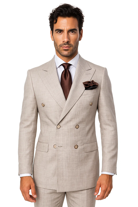 Classic Fit in  Light Brown Color by Rossiman $269