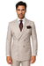 Suits With Baggy Pleated Pants - Wide Leg Pants 100% Wool - Classic Fit in  Light Brown Color by Rossiman