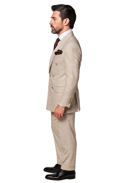 Classic Fit in  Light Brown Color by Rossiman $269