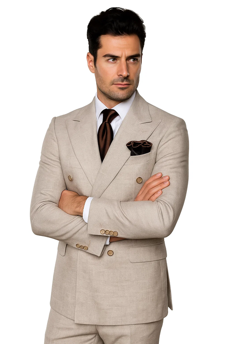 Classic Fit in  Light Brown Color by Rossiman $269