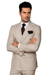 Suits With Baggy Pleated Pants - Wide Leg Pants 100% Wool - Classic Fit in  Light Brown Color by Rossiman