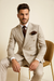 Suits With Baggy Pleated Pants - Wide Leg Pants 100% Wool - Classic Fit in  Light Brown Color by Rossiman