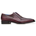 Belvedere Biagio Antique Burgundy Ostrich Leg & Calf Shoes