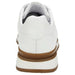 Belvedere Blake White Ostrich Leg & Calf Sneakers