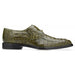 Belvedere Chapo Olive Hornback Crocodile Shoes