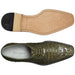 Belvedere Chapo Olive Hornback Crocodile Shoes