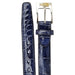 Belvedere Men's Alligator Dress Belt in Navy