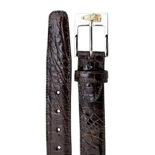 Belvedere Men's Genuine Alligator Dress Belt in Brown
