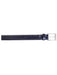 Authentic Genuine Skin Italian All-Over Genuine Eel Belt Navy