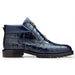 Belvedere Gallardo Men's Antique Navy Caiman Crocodile Boots