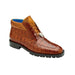 Belvedere Gallardo Men's Antique Sport Brown Caiman Crocodile Derby Boots