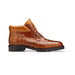Belvedere Gallardo Men's Antique Sport Brown Caiman Crocodile Derby Boots