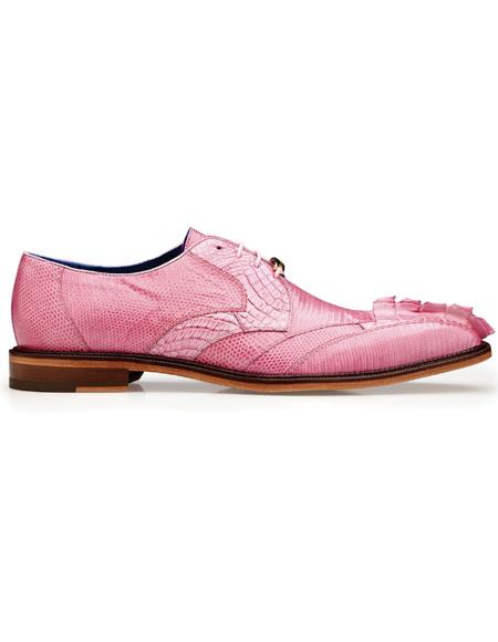 Belvedere Leather Lining Crocodile Boots Rose Pink