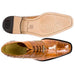 Belvedere Mare Camel Eel & Ostrich Leg Shoes