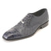 Authentic Genuine Skin Italian Men's Navy Ostrich & Crocodile ~ World Best Alligator Shoe ~ Gator Skin Mens Ostrich Skin Shoe