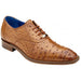 Belvedere Orlando Antique Peanut Ostrich Quill Shoes