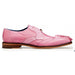 Belvedere Valter Rose Pink Crocodile & Lizard Dress Shoes