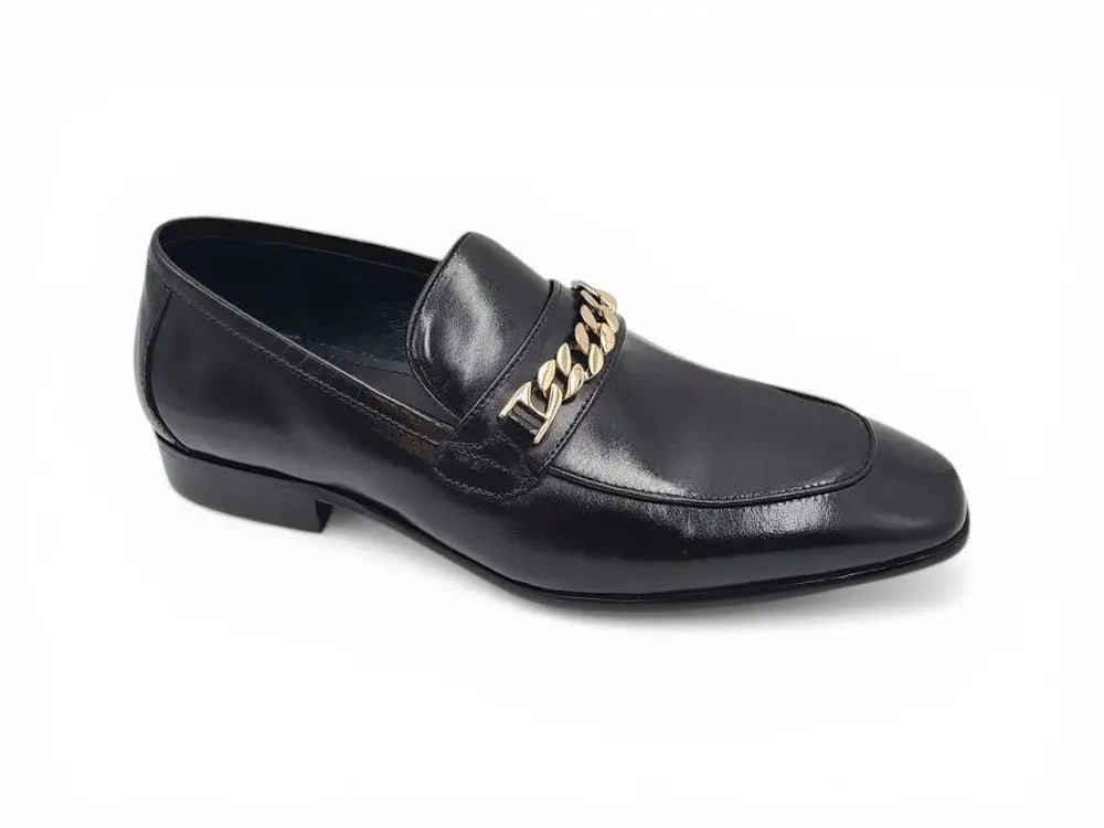 Carrucci Beveled Square Toe Loafer - Luxury Leather Slip-On