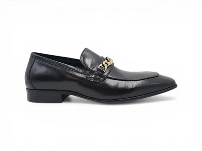 Carrucci Beveled Square Toe Loafer - Luxury Leather Slip-On