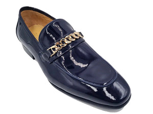 Beveled Squared Toe Patent Leather Loafer - Image 2
