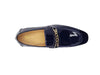 Beveled Squared Toe Patent Leather Loafer