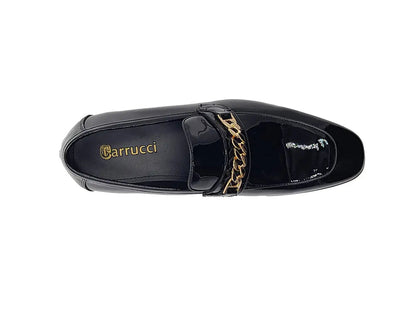 Beveled Squared Toe Patent Leather Loafer - Image 5