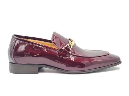 Beveled Squared Toe Patent Leather Loafer - Image 8