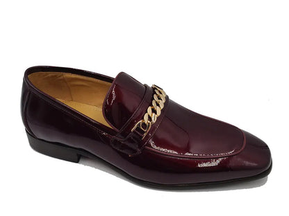 Beveled Squared Toe Patent Leather Loafer - Image 9
