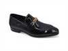 Carrucci Beveled Squared Toe Patent Leather Loafer