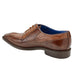 Belvedere Biagio Ostrich Leg & Italian Calf Dress Shoe in Antique Peanut Camel