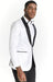 Big And Tall Suit For Men - Jacket + Pants + Bowtie + Pants - White Suit