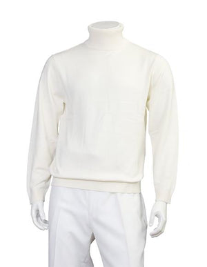 Big And Tall Sweater Knitted Sweater set White