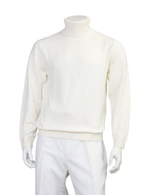 Big And Tall Sweater Knitted Sweater set White