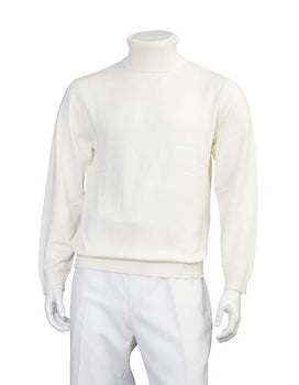 Big And Tall Sweater Knitted Sweater set White